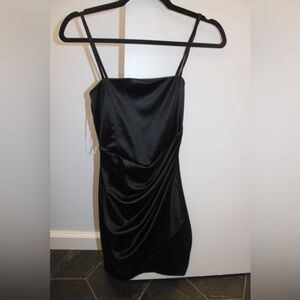 Windsor Elegant Black Dress – Size Small – Ruched Detail NWT